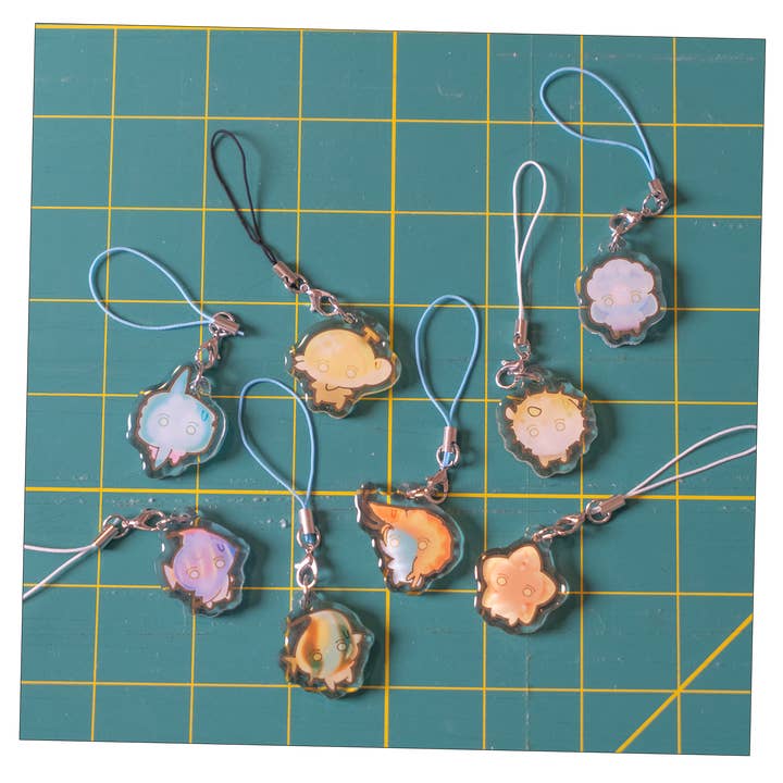 Fish Fish Phone Charm Gatcha for wholesale by Milki Tea Studios