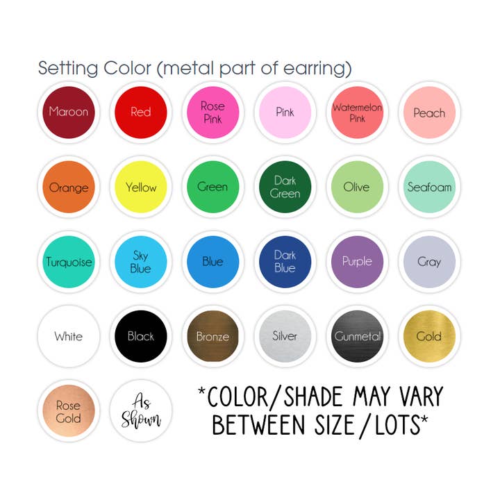 Daydreamer Designs - Wholesale Stud/Post Earrings - Conversation Hearts Photo Stud Earrings