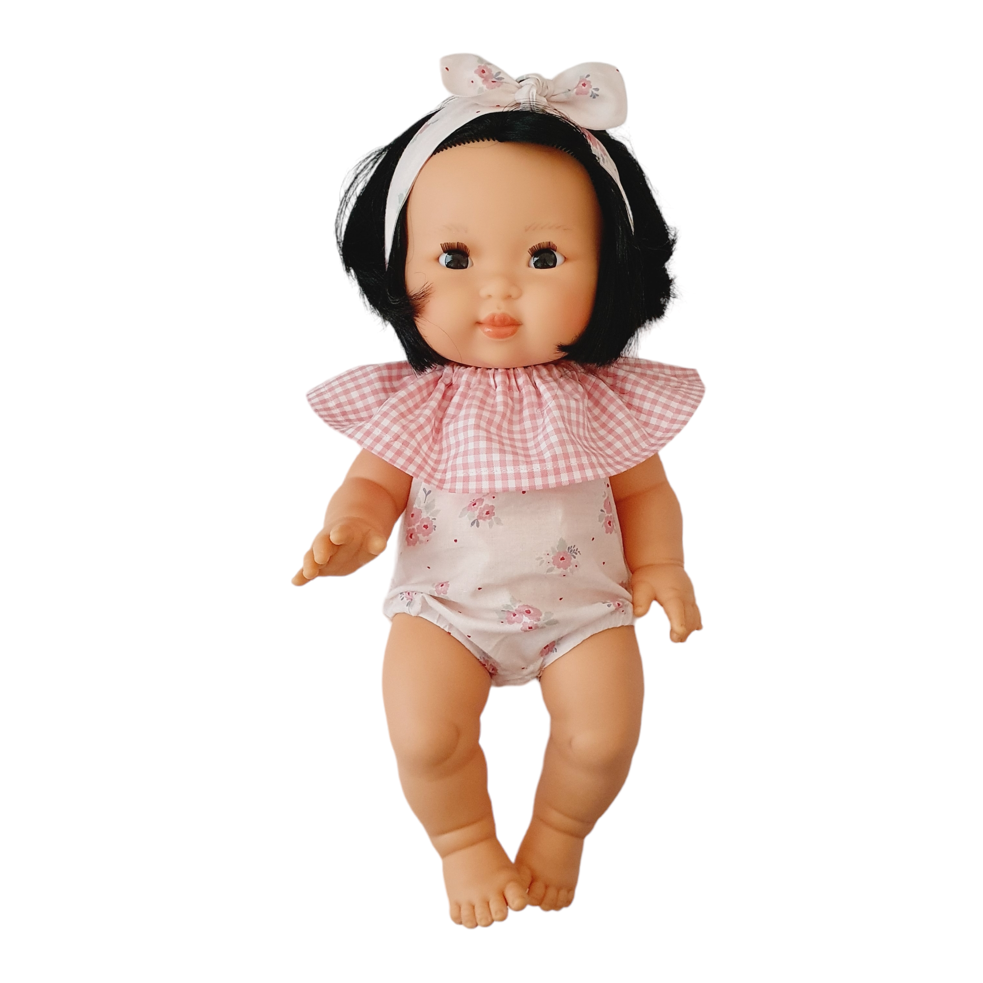 Maman Poule et Papa Coq - Wholesale Doll - Kids - VICHY/FLEURS romper9