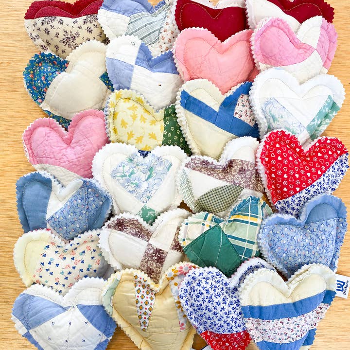 Dellwood Designs – Engroshandel Duftpose – Hjerte Lavendelpose – Håndlavet med Udvalgte Antikke Tæpper