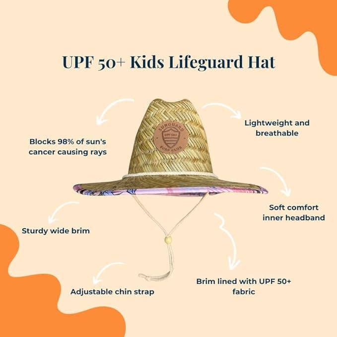 Island Little Straw Lifeguard Hat (Island) for wholesale on Faire3