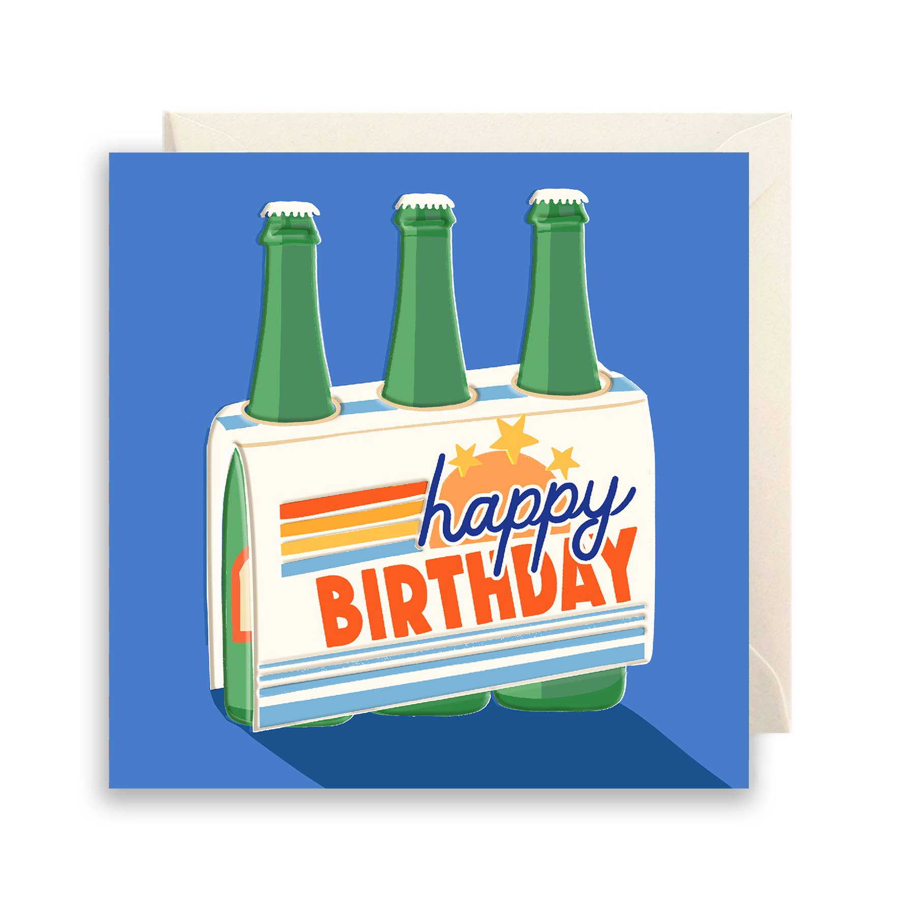Rosanna Rossi – wholesale Birthday card – Happy Birthday beer bottles retro0
