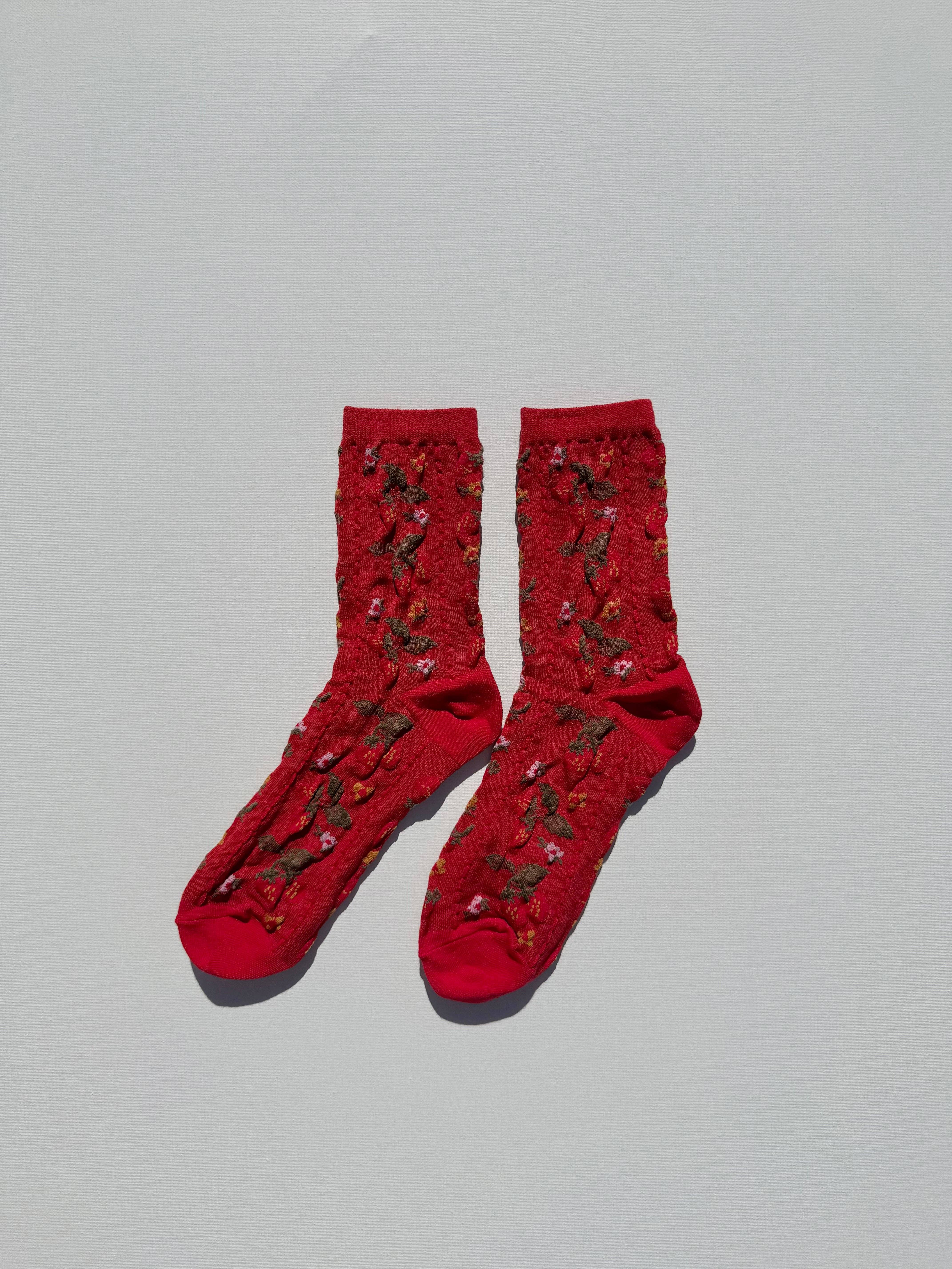 Billy Bamboo - Wholesale Socks – Women's - STRAWBERRIES SOCKS17