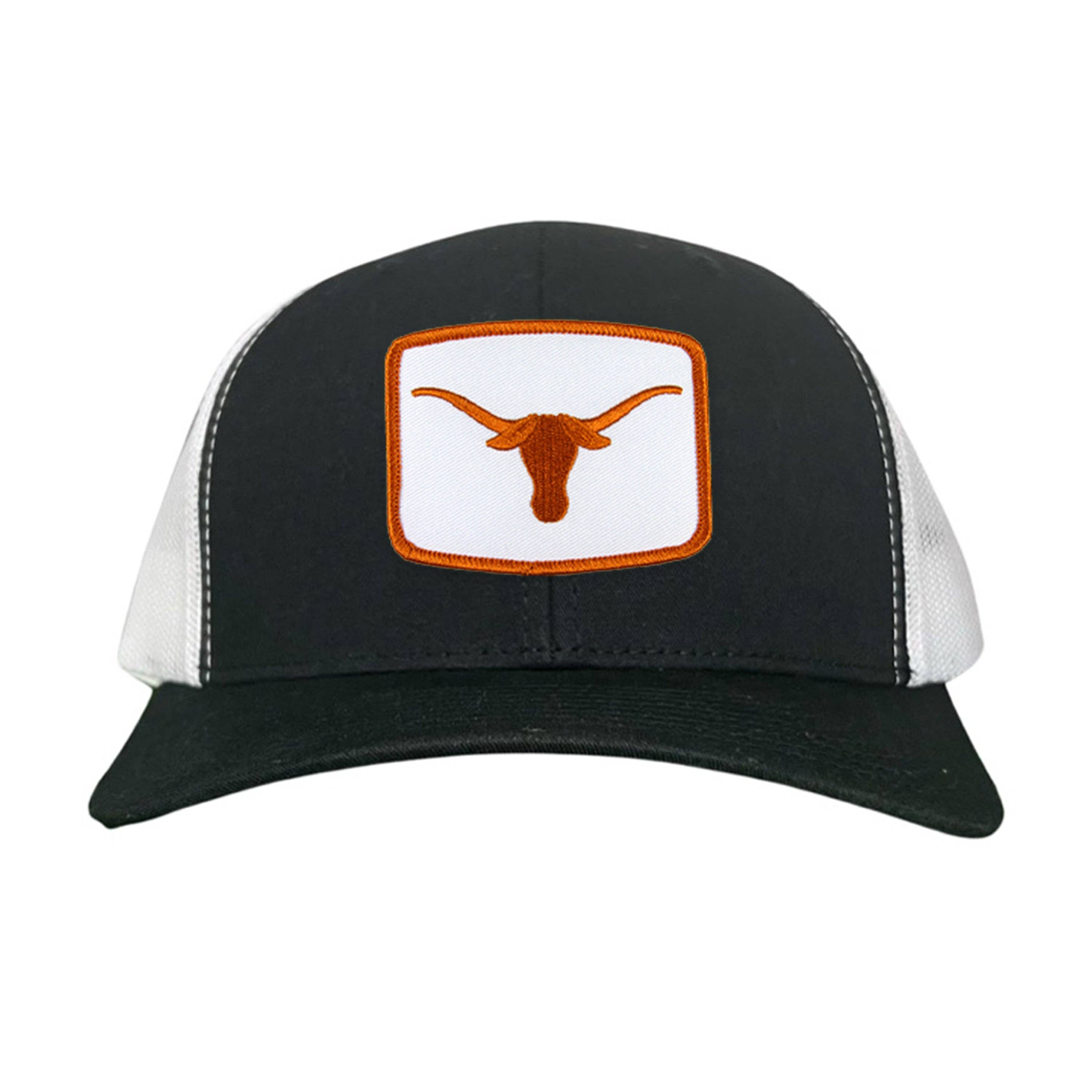 Last Stand Hats, LLC - Wholesale Trucker Hat - Unisex - Texas Longhorns Square Longhorn / Hats / 148 / UT9103 / MM14