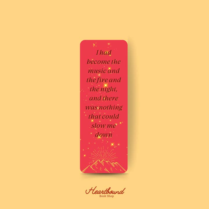 Não havia nada que pudesse me atrasar Bookmark por atacado de Heartbound Book Shop