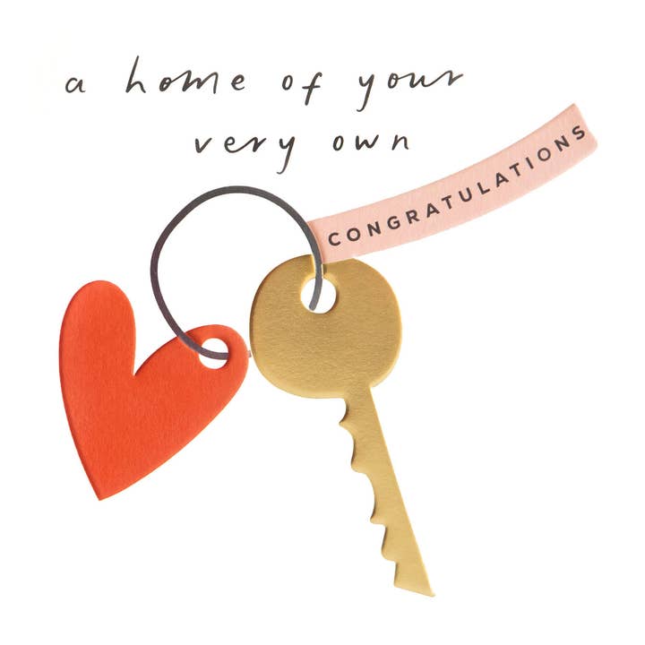 Notes & Queries, Inc. - Wholesale Everyday Greeting Card - NEW HOME ONES OWN GREETING CARD CAROLINE GARDNER