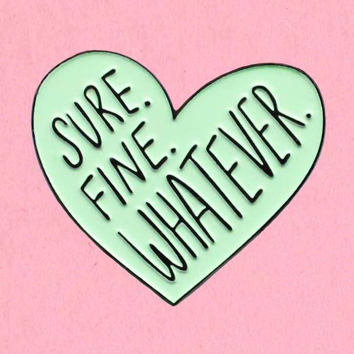 Sure, Fine enamel lapel pin for wholesale by Kate Gabrielle