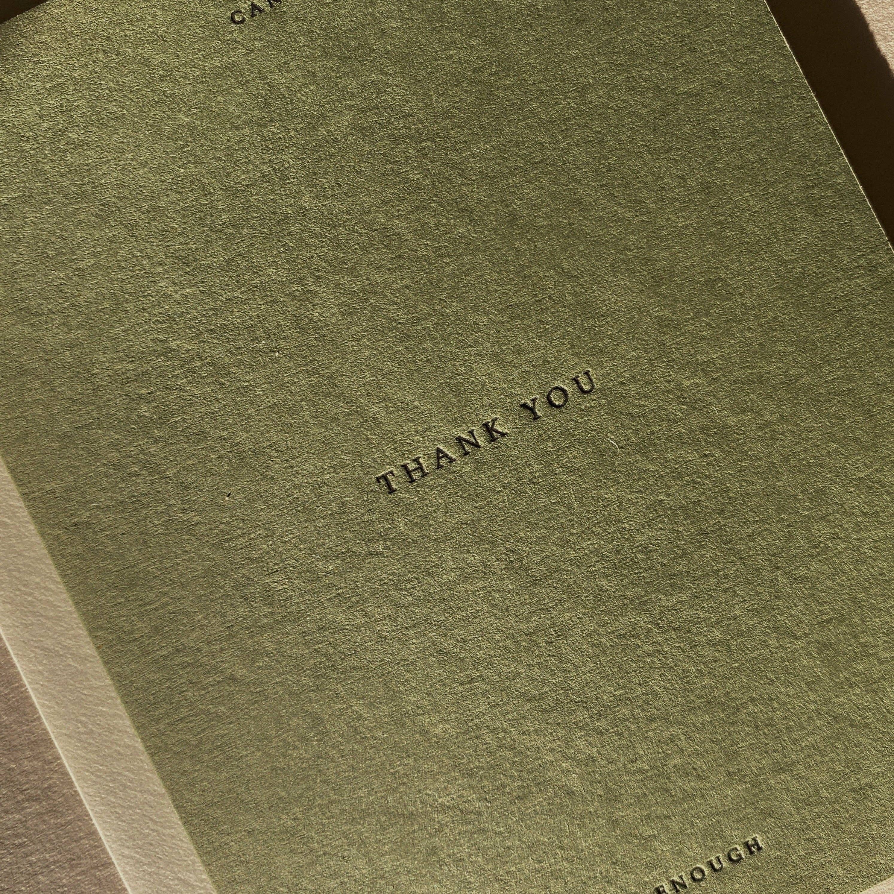 Jaymes Paper - Wholesale Thank You Card - Thank You No. 014