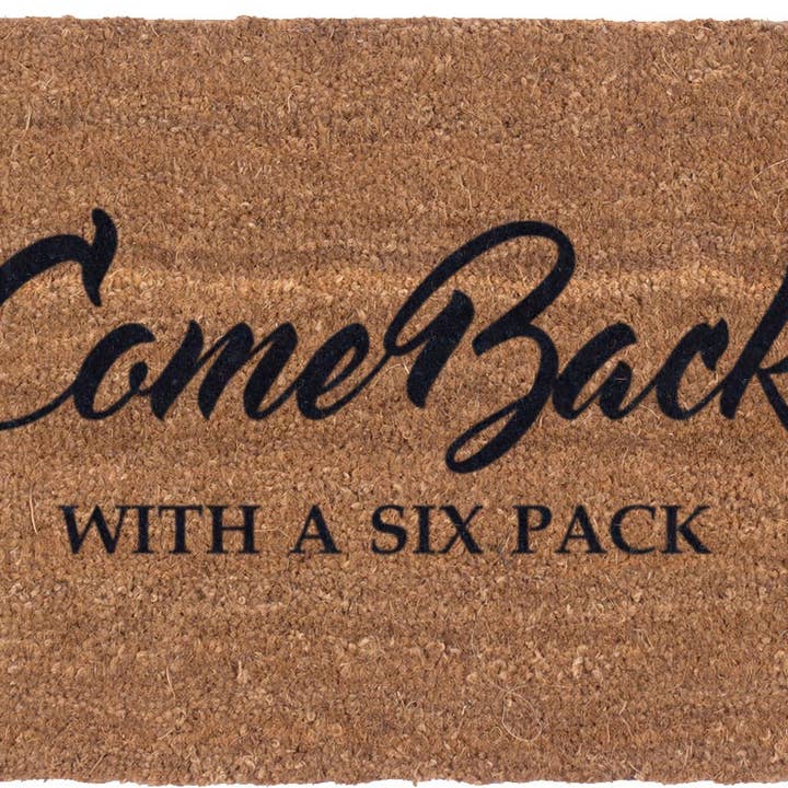 Endos vinyle 18" x 30" - Paquet de six - Paillasson en coco pour la vente par CocomatsNMore