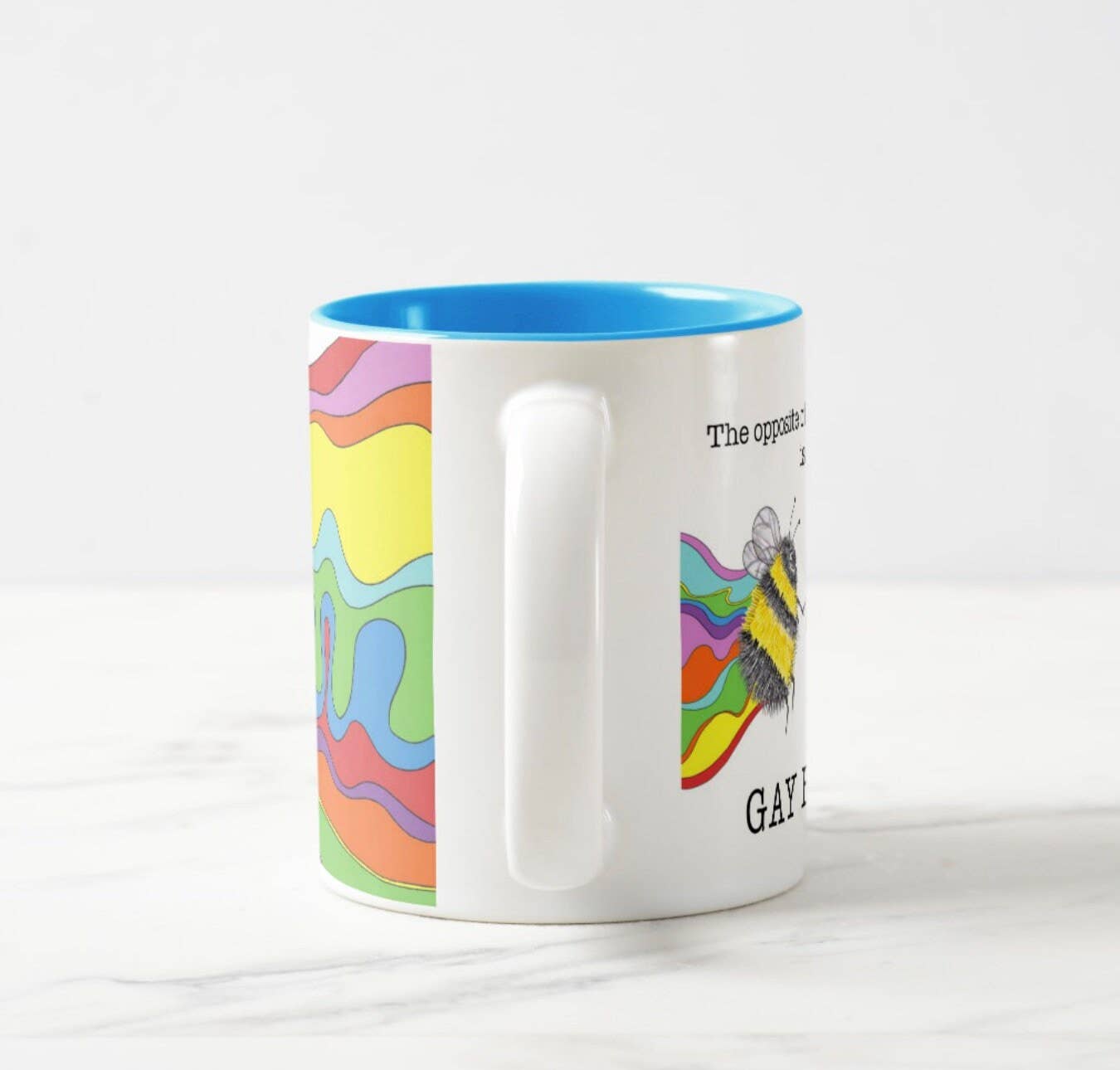 Lemon Zesty - Vendita all'ingrosso Tazza - Tazza «The Opposite of Straight A's Is Gay Bees»6