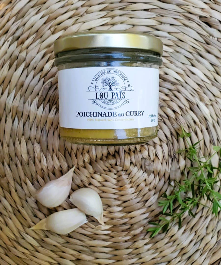 Lou Païs – wholesale Pickled vegetables – Poichinade with Curry - Provençal Recipe - 100g2