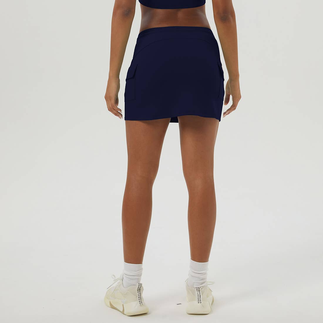 Sodalemon - Wholesale Athletic Skirt - Women's - Women Side Pockets Outdoor Fitness Drawstring Tennis Skirt7