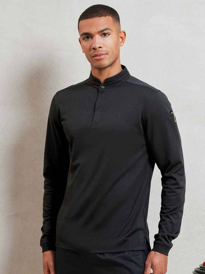 Premier - Camisa de Chef de Manga Larga Coolchecker® Esencial para venta al por mayor de Pierre Francis