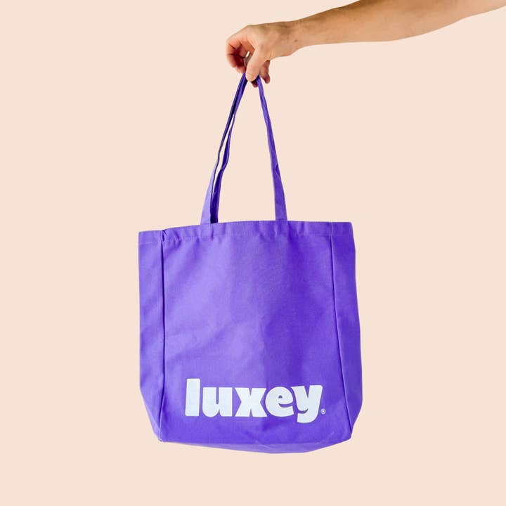 Luxey Purple Signature Tote Bag for wholesale by Luxey Cup
