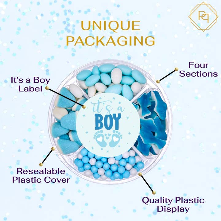 Purple Plum - Wholesale Gummy - Its a Boy Candy Gift Platter2