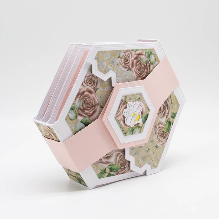 Tonic Studios - Wholesale DIY Craft Kit - Tonic Studios - My Memory Book - Honeycomb Memories Half Cut Die Set - 4127E