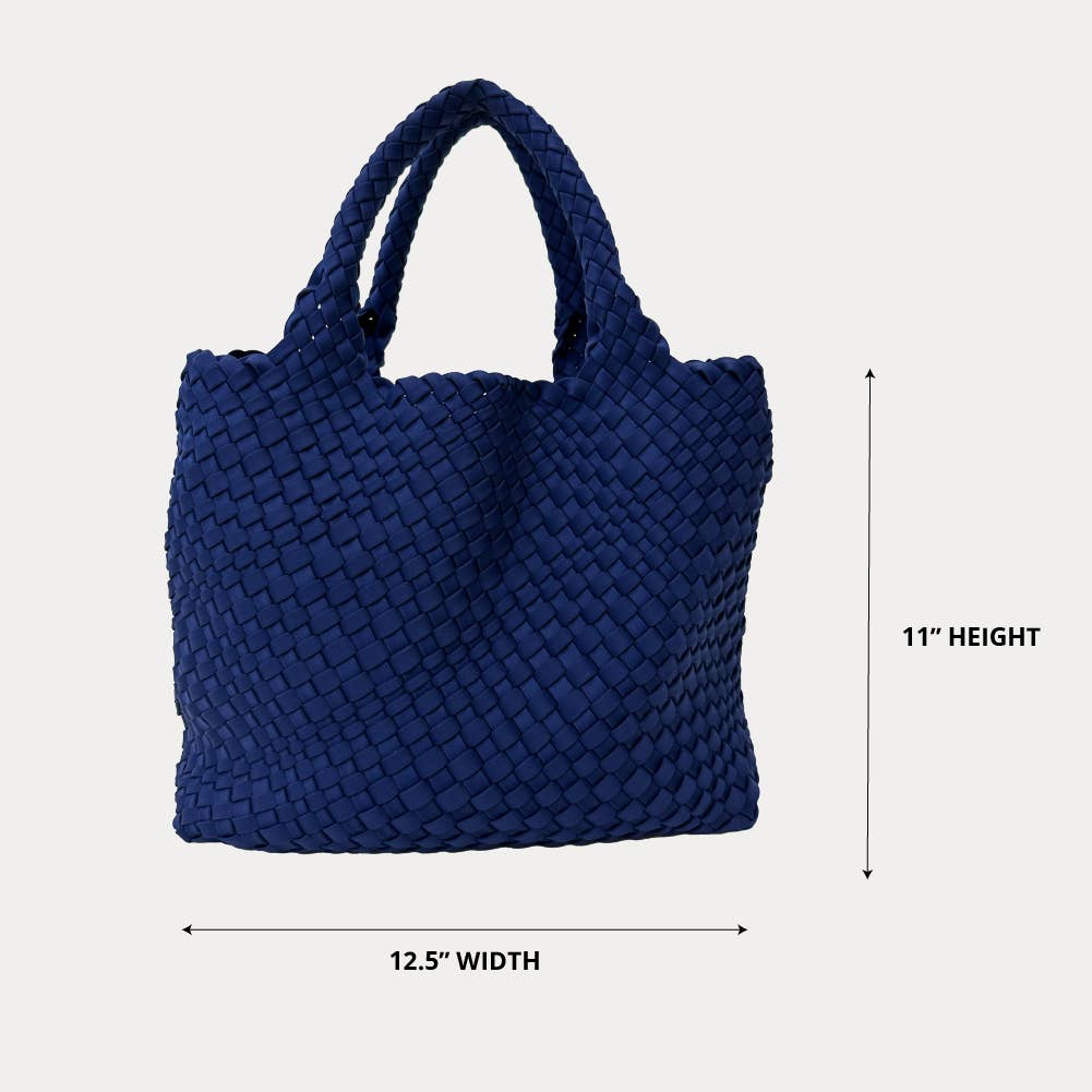 AHDORNED – wholesale Tote bag – Women's – Lily Woven Neoprene Tote with Pouch48
