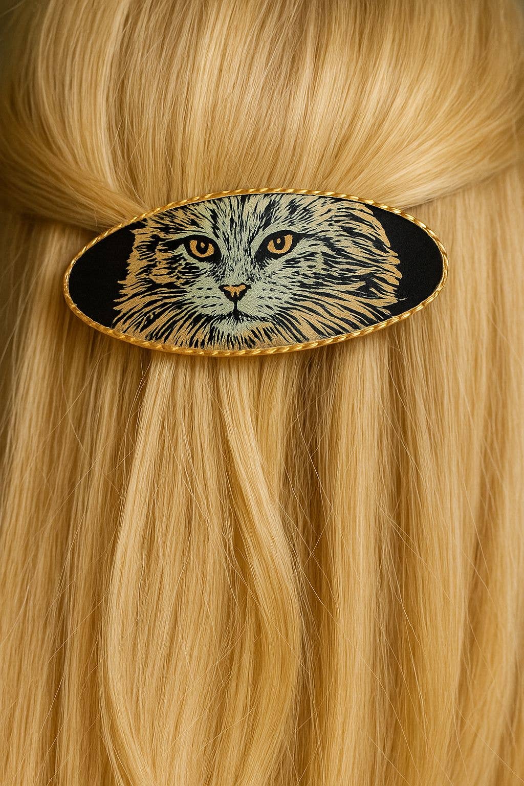 COPPER ARTS INC. - Wholesale Hair Clip - Women's - HR 12 Unique Cat Hair Clips 1