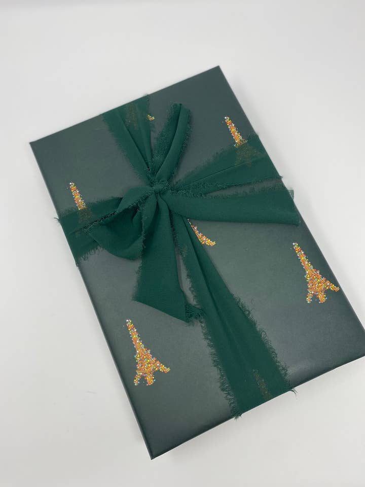 Joyeux Noel Flaches Geschenkpapier, matt für den Großhandel von Shavs Paper