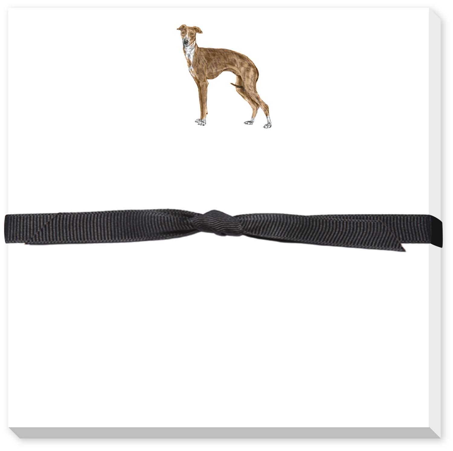 Donovan Designs - Wholesale Notepad - BRINDLE GREYHOUND DOODLE NOTEPAD0