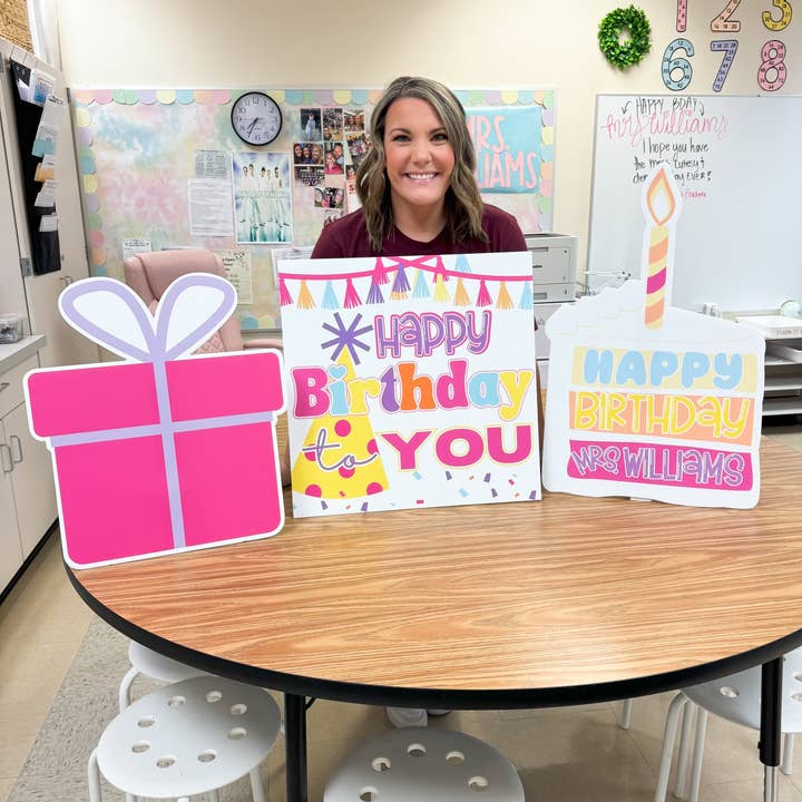 Lovely Reese - Wholesale Outdoor Sign - Happy birthday to YOU3