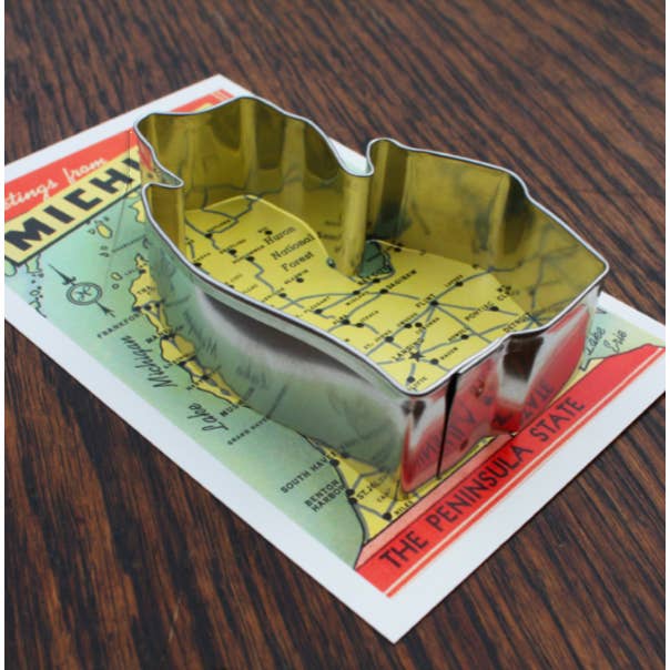 City Bird - Wholesale Cookie Cutter - Michigan Lower Peninsula Cookie Cutter2