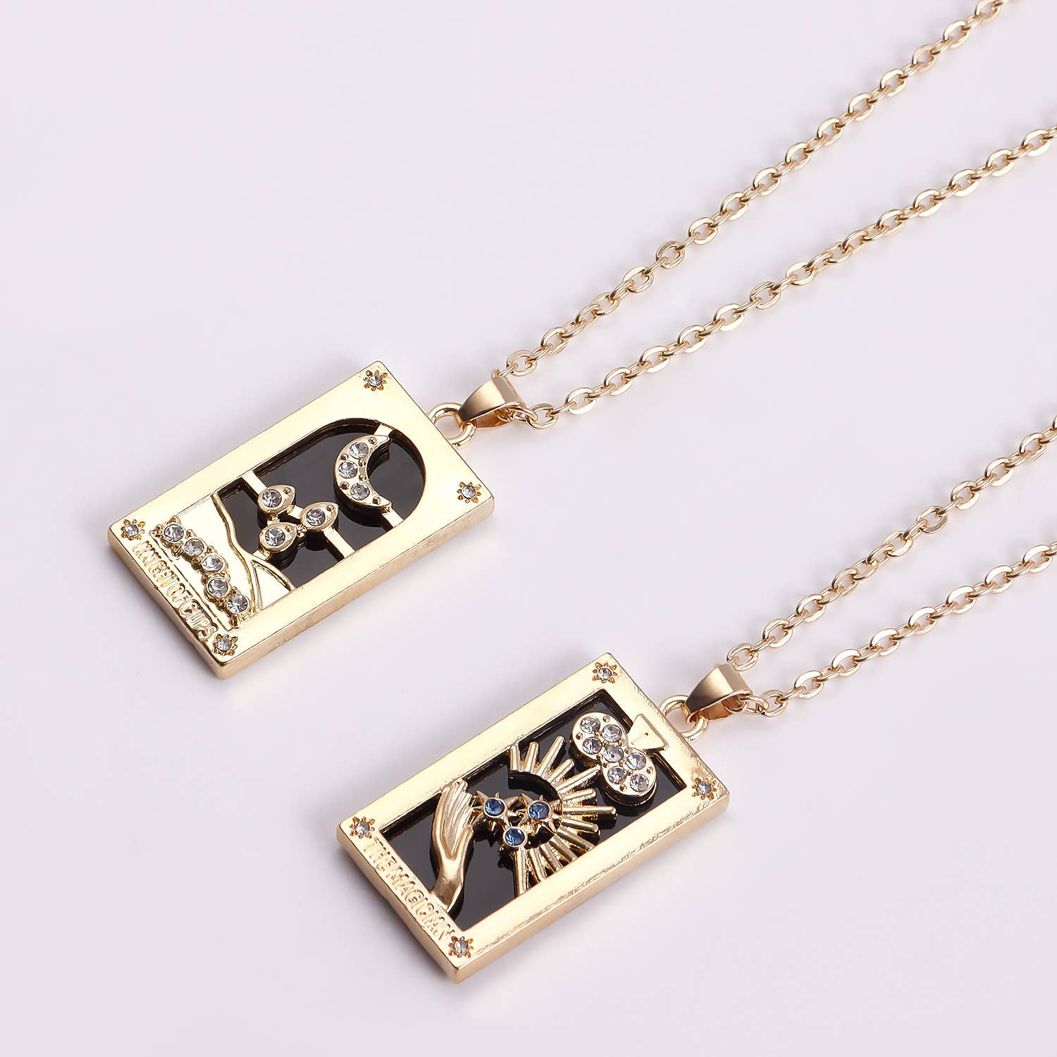 Gemscape UK - Wholesale Pendant/Charm Necklace - Tarot Design Necklace with Crystal - Chic Trendy Jewellery36