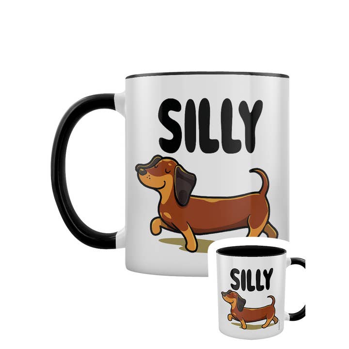 Grindstore - Wholesale Coffee mug - Silly Sausage Black Inner 2-Tone Mug