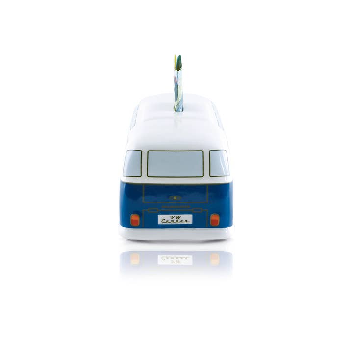 VW Collection by BRISA – Mealheiro por atacado – Cofrinho de cerâmica VW T1 Bus clássico azul (escala 1:22)1