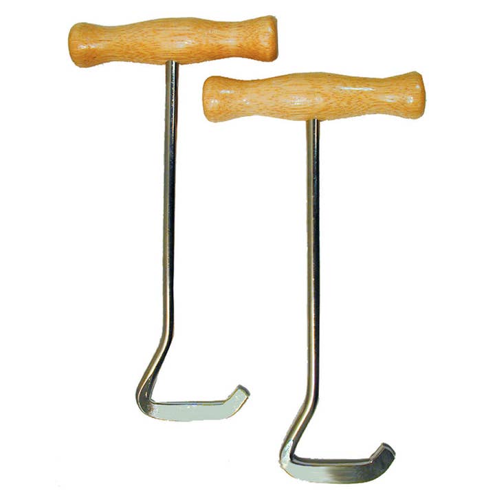 Wooden Handle Boot Pulls - Sold in Pairs for wholesale by Intrepid International