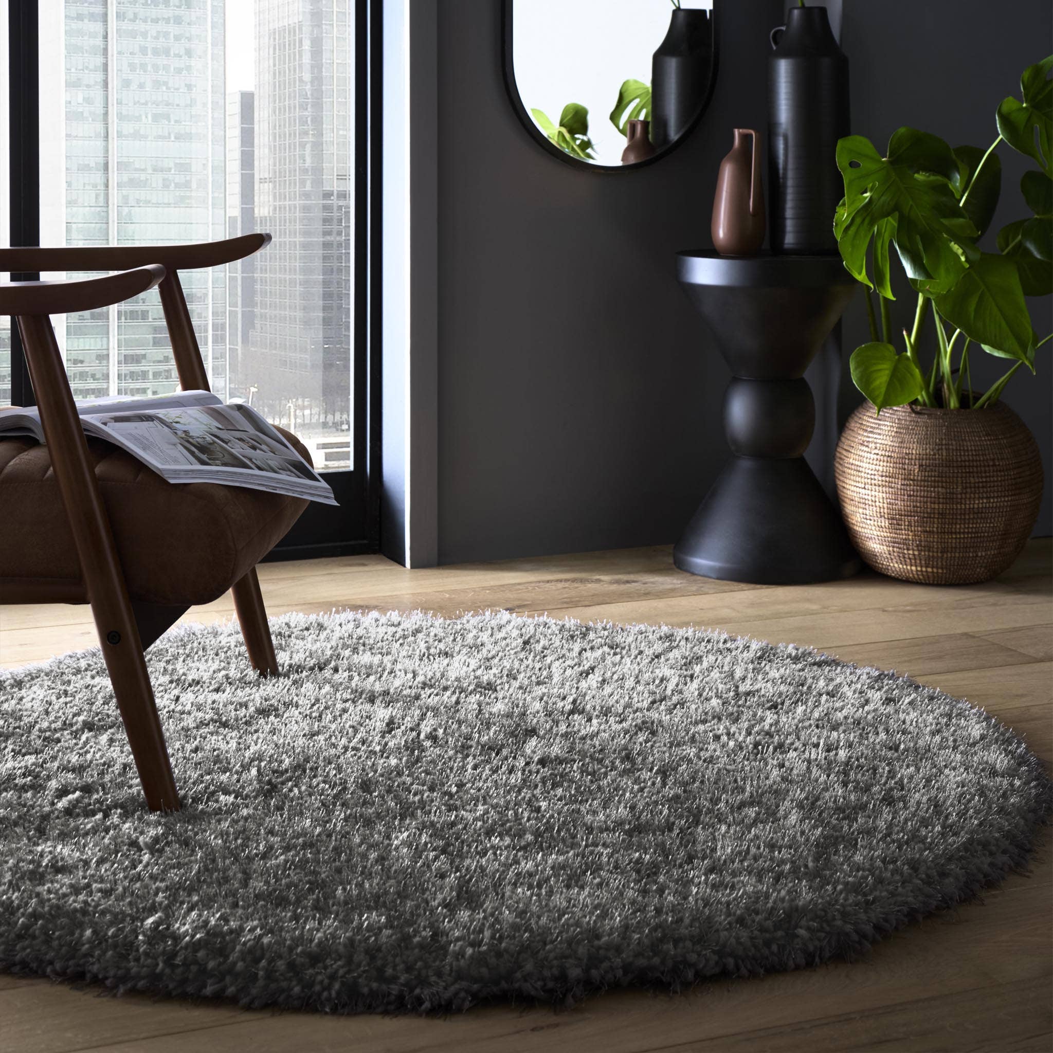 Phoenox Textiles – wholesale Area rug – Origins Chicago New Grey Shaggy Rug2