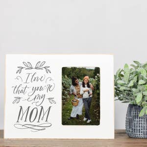 NEW My Heart Belongs To Mom Picture Frame White 4x6