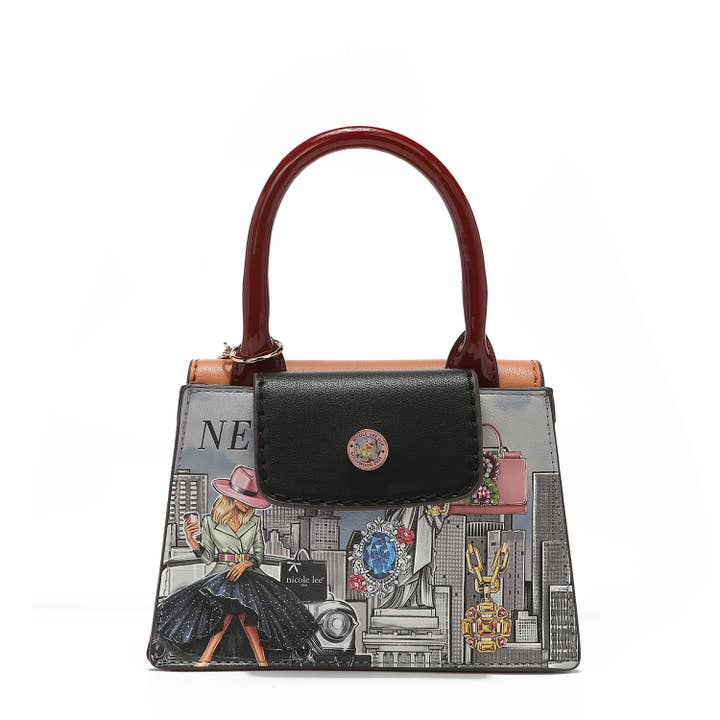 Nicole Lee USA - Wholesale Top Handle Bag - Women's - OLIVIA MINI CROSSBODY