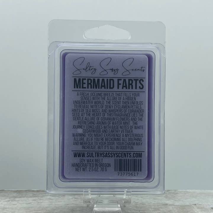 Mermaid Farts - Soy Wax Melt for wholesale by Sultry Sassy Scents