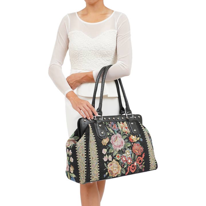 Mellow World - Wholesale Tote Bag - Women's - Flower Shop Vintage Hand Beaded Bag5