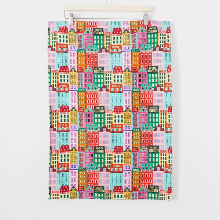 Little Houses køkkenhåndklæde for engroshandel hos DesignPlace