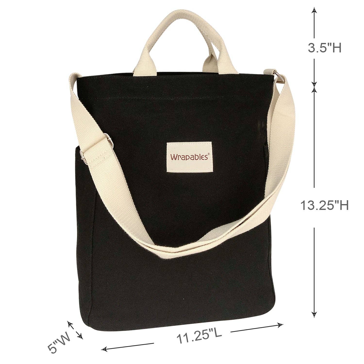 Wrapables.com - Wholesale Tote Bag - Women's - Wrapables Canvas Tote Bag,Casual Cross Body Shoulder Handbag2