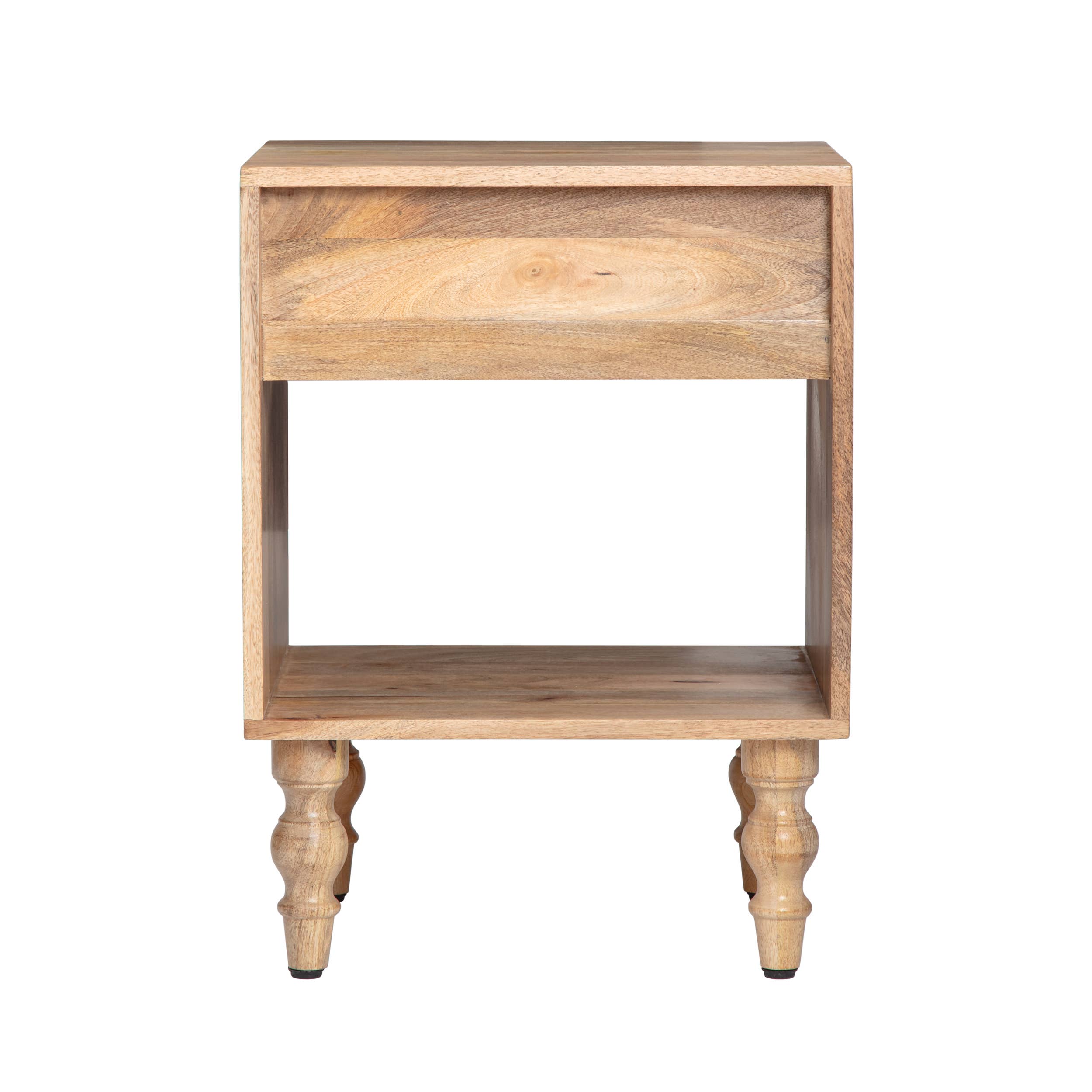 MH London - Wholesale Side Table - Rhonda Solid Wood Night Stand with Drawer5