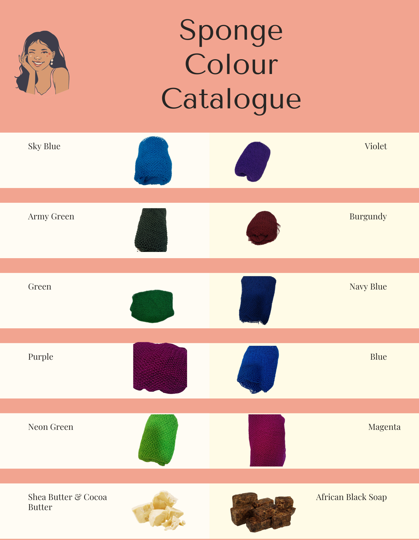 MadeinGhanaShop - Wholesale Bath Pouf/Sponge - African Exfoliating Sponge 25 pieces2