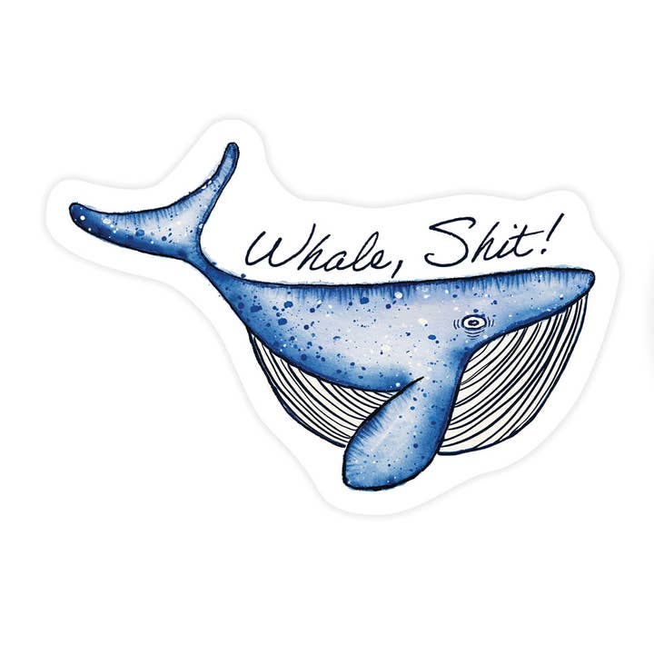 Nice Enough Stickers - Vendita all'ingrosso Adesivo - Whale Shit - Mini adesivo0