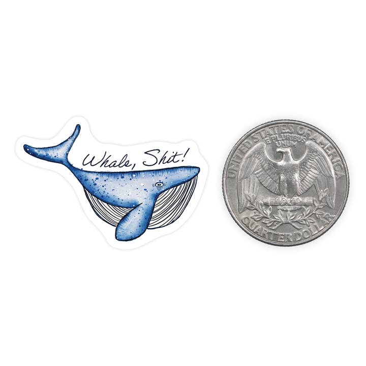 Nice Enough Stickers - Wholesale Sticker - Whale Shit - Mini Sticker