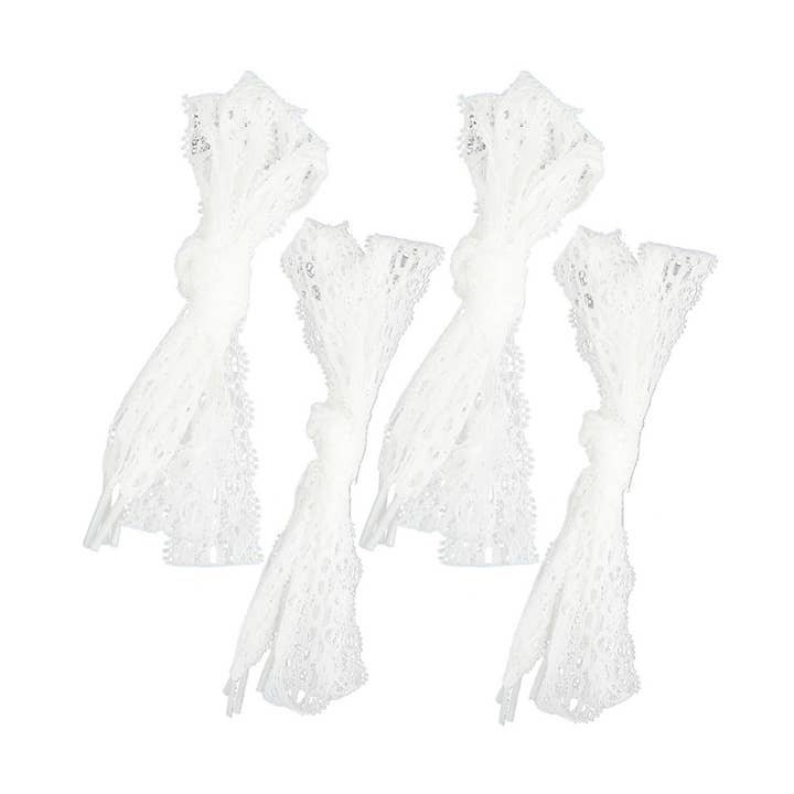 Lacets en dentelle assortis | Lot de 5 pour la vente par The Charm Bar Company