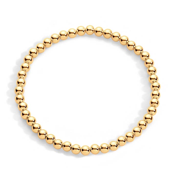 Gold Filled Stretch Bracelet - 5 Bead Sizes for wholesale by Tatiana M Designs