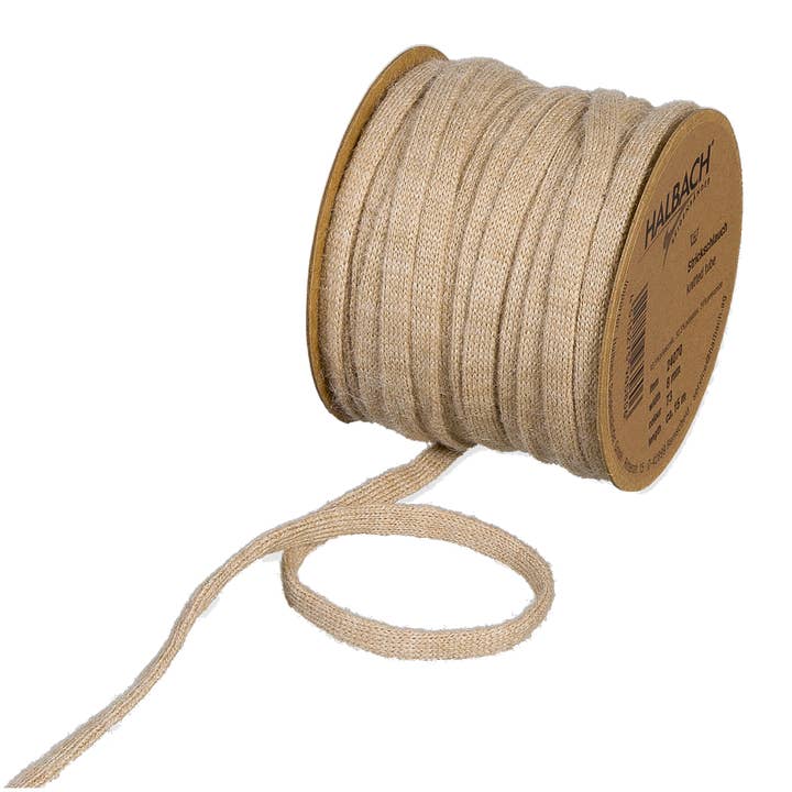 Tubo in maglia di lana, D8mm, L15m, Naturale per la vendita all'ingrosso da parte di Vosteen