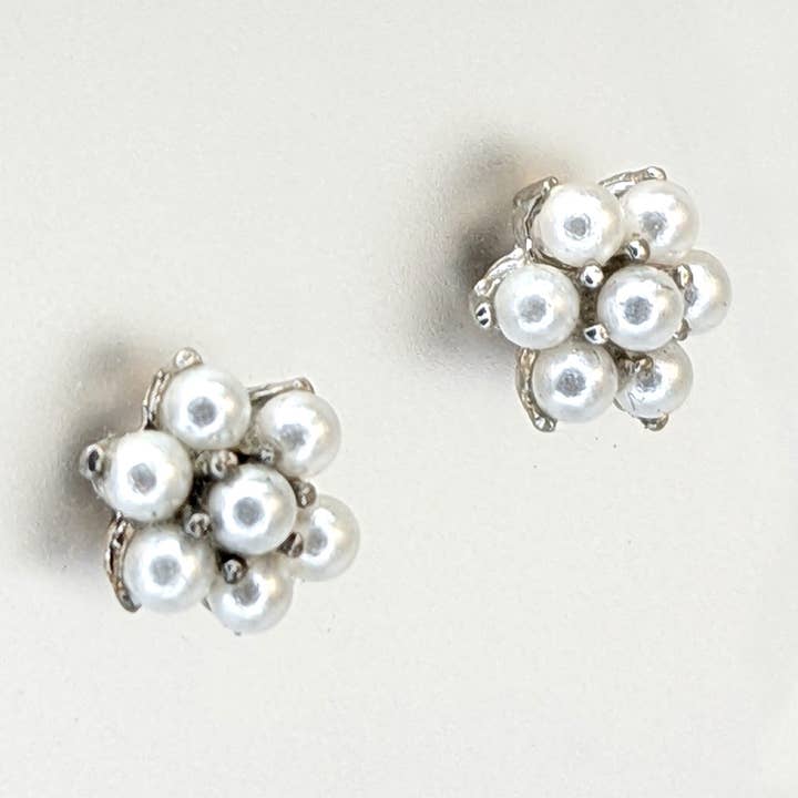 Ping Ping Jewellery - Venta al por mayor Pendientes de botón/aretes de poste - Pendientes de perlas de semilla de oro y Swarovski0