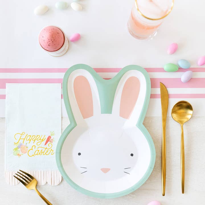 My Mind’s Eye - Wholesale Disposable Table Cover/Runner - PGB921 - Pink Striped Table Runner1