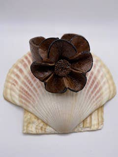 Shae's Resale – Engroshandel Flettet armbånd – Store imiteret læder blomst armbånd2