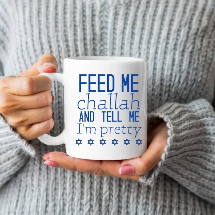 Salt Sparkle Shalom - Wholesale Coffee Mug - Feed Me Challah Classic Coffee Mug1