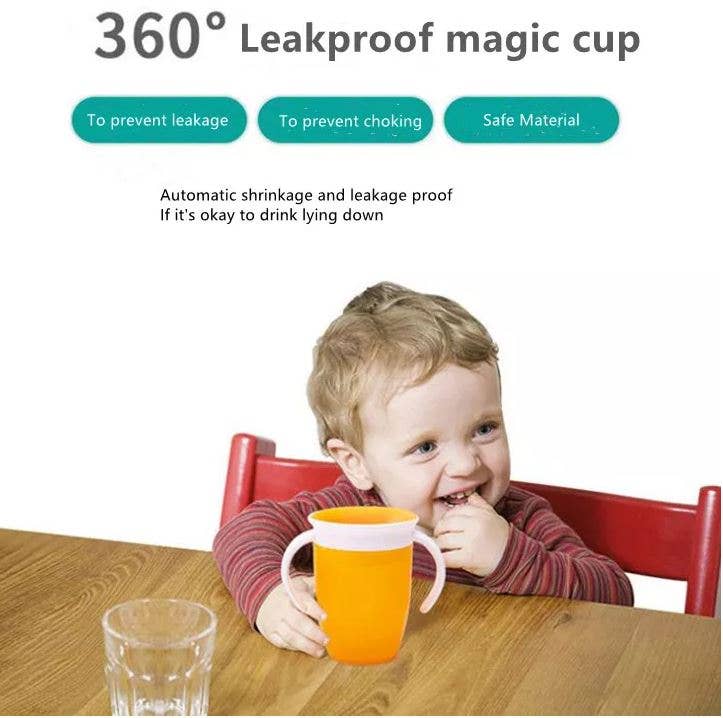 Mix Match Colors Baby Learning Drinking Cup 360 Degree Non Spill Trainer for wholesale on Faire10