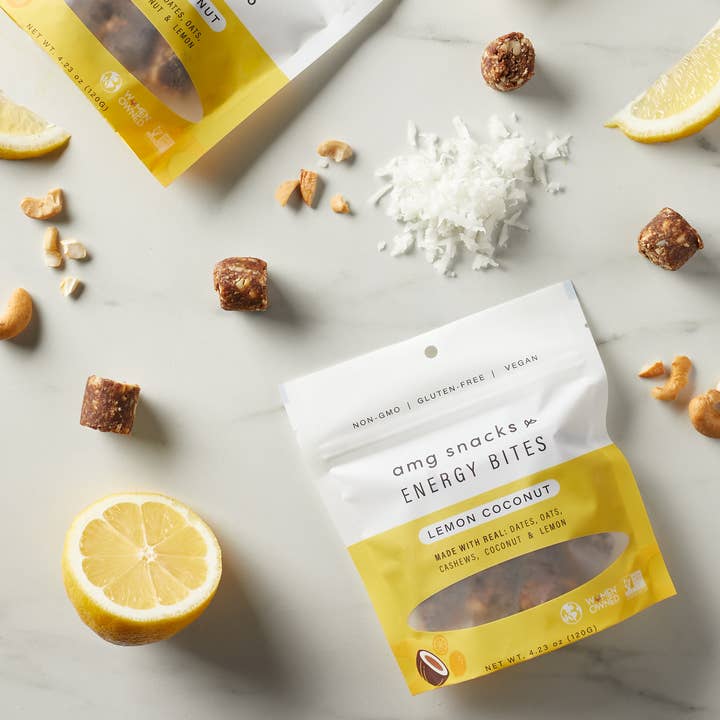 AMG Snacks - Wholesale Snack Bar - Lemon Coconut Energy Bite